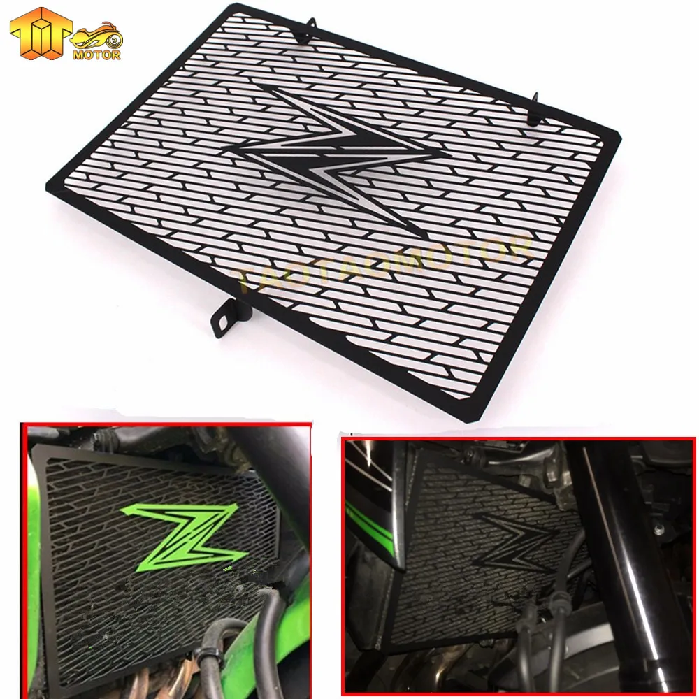 

CK CATTLE KING Stainless Steel Motorcycle Radiator Grille Guard Cover Protector For Kawasaki Z750 Z800 ZR800 Z1000 Z1000SX