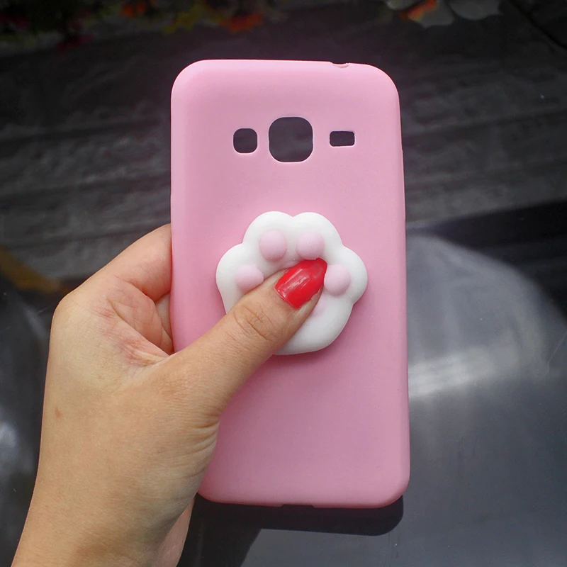For Samsung Galaxy J3 2016 Squishy 3d Cat Case For Galaxy J3 2015 Ultra-thin Silicon TPU Soft Candy Color Back Cover phone case (6)