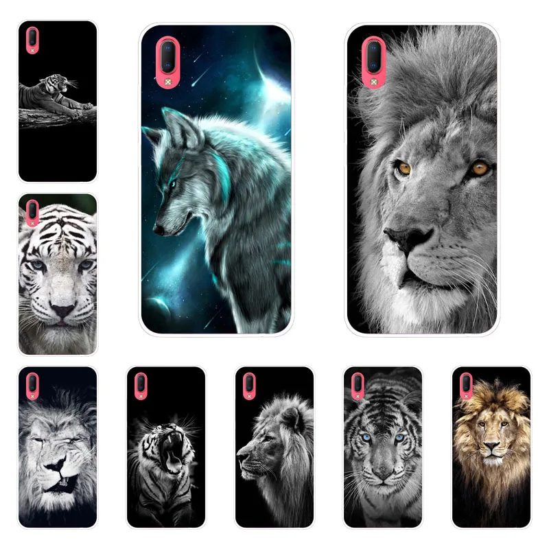 Vivo Y93 Case,Silicon Tiger lion Painting Soft TPU Back Cover for Vivo Y93 Y9S Phone protect Bags shell Vivo Y93 Case,Silicon Tiger lion Painting Soft TPU Back Cover for Vivo Y93 Y9S Phone protect Bags shell