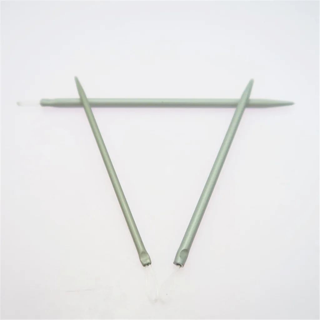 3pcs Aluminium Alloy Wool Needles + 2pcs Large-eye Bent Tip Tapestry Needles