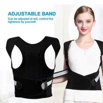 Adult Kid Spine Support Back Brace Corset Shoulder Bandage Posture Corrector Kyphosis Correction Lumbar Support Belt