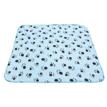 

Pet blanket fleece blanket dog blanket animal blanket cat 60x70cm (Light Blue)