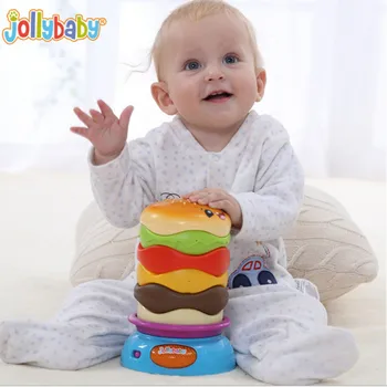 

Baby Musical Toys Instruments For Children Babies Hamburger Kids Educational Developmental Rotatable Music Toys Removable