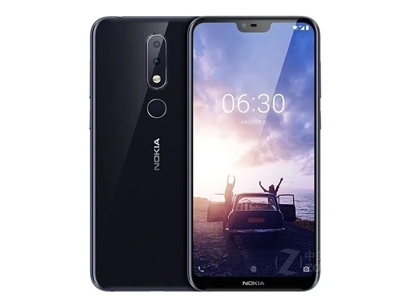 Мобильный телефон Nokia 6,1 Plus, 4G LTE, 4 Гб ОЗУ, 64 Гб ПЗУ, 5,8 дюймов, Восьмиядерный процессор Snapdragon 636, сканер отпечатков пальцев, Android