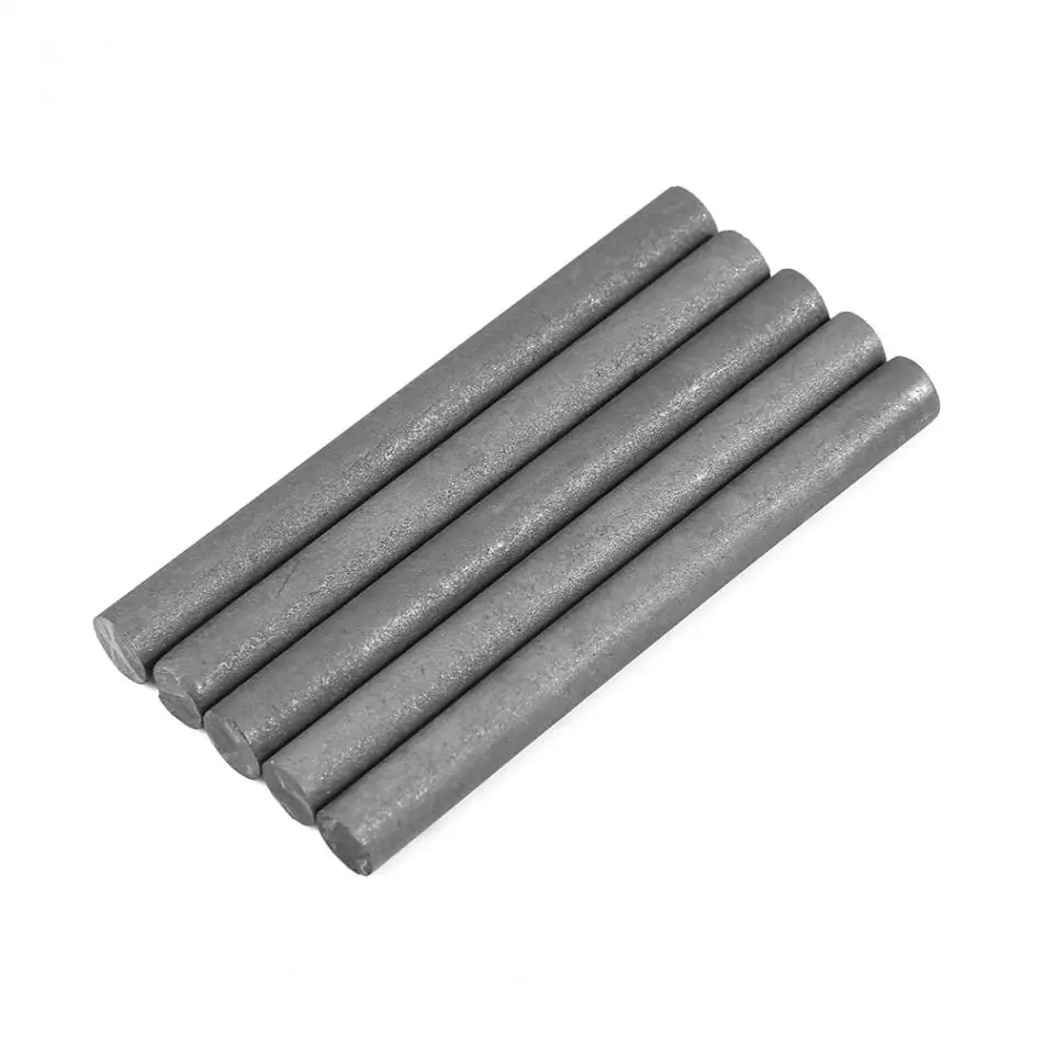 5pcs 10mmx100mm Graphite Rods Electrode Graphite Rod Graphite