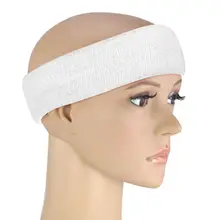 Неоновая повязка от пота на голову и 2 браслета нарядное платье FUN RUN-белый/оранжевый