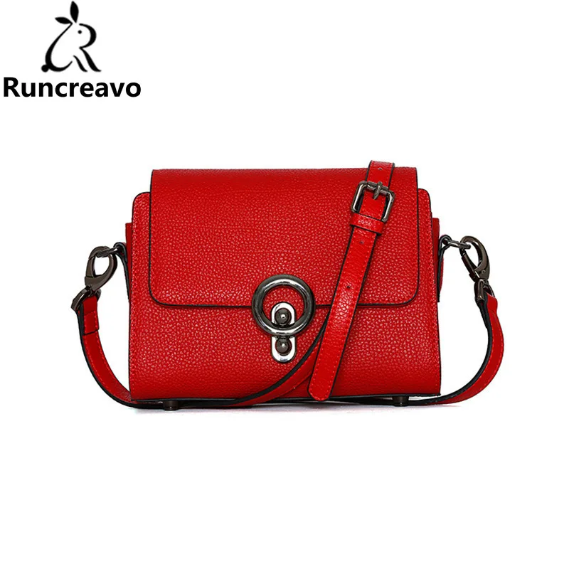 

Litchi Brand Genuine Leather Women Messenger Bag High Quality Cow Leather Small Crossbody Women girl Shoulder Bag bolsa feminina