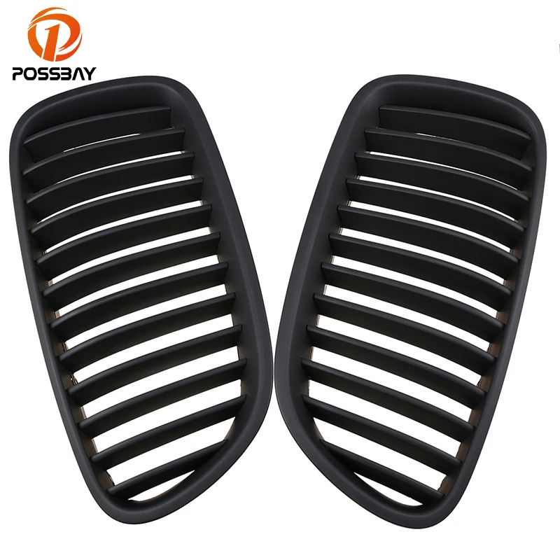 cheap POSSBAY Matte Black Car Center Wide Kidney Hood Grills Front Grille for BMW 5 Series F10 535iX 550i 550iX M5 Sedan 2010 2016
