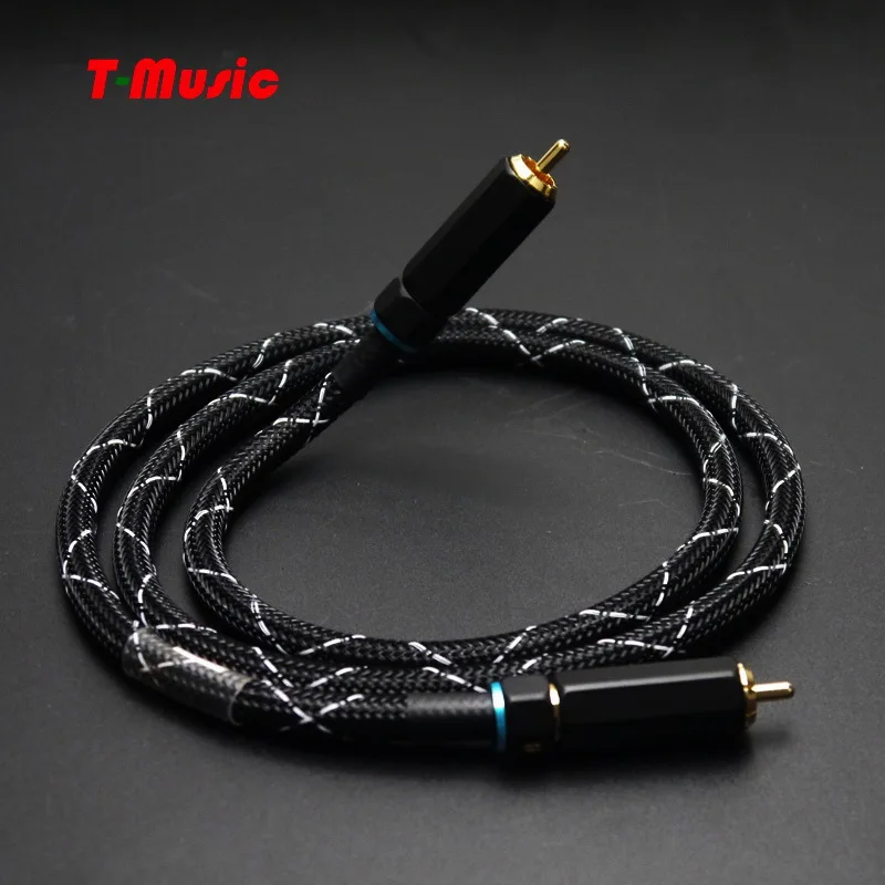 

1PCS High Quality 75ohm BELDEN Digital Audio Coaxial Cable + Self-locking RCA Plug / 0.5M 1M 1.5M 2M