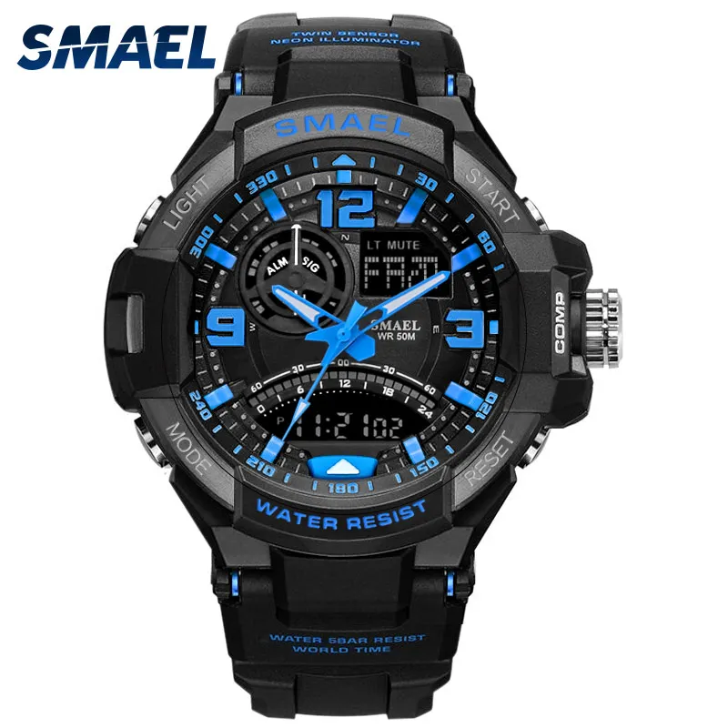 digital watch dual time