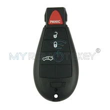 New Fobik 3 button with panic IYZ-C01C keyless entry remote key with key insert 434mhz for Chrysler Dodge Jeep remtekey
