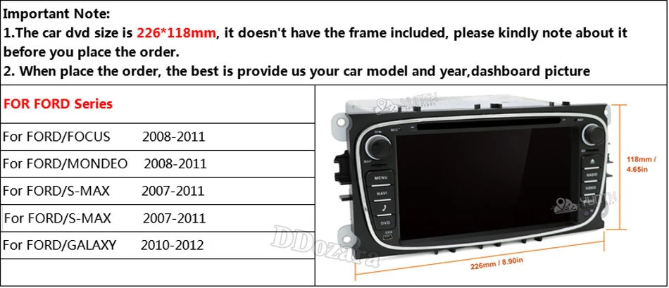 Clearance 2G RAM 32G ROM Quad core android 7.1 car dvd for Ford focus Mondeo S-max smax Kuga c-max gps radio video wifi multimedia player 18