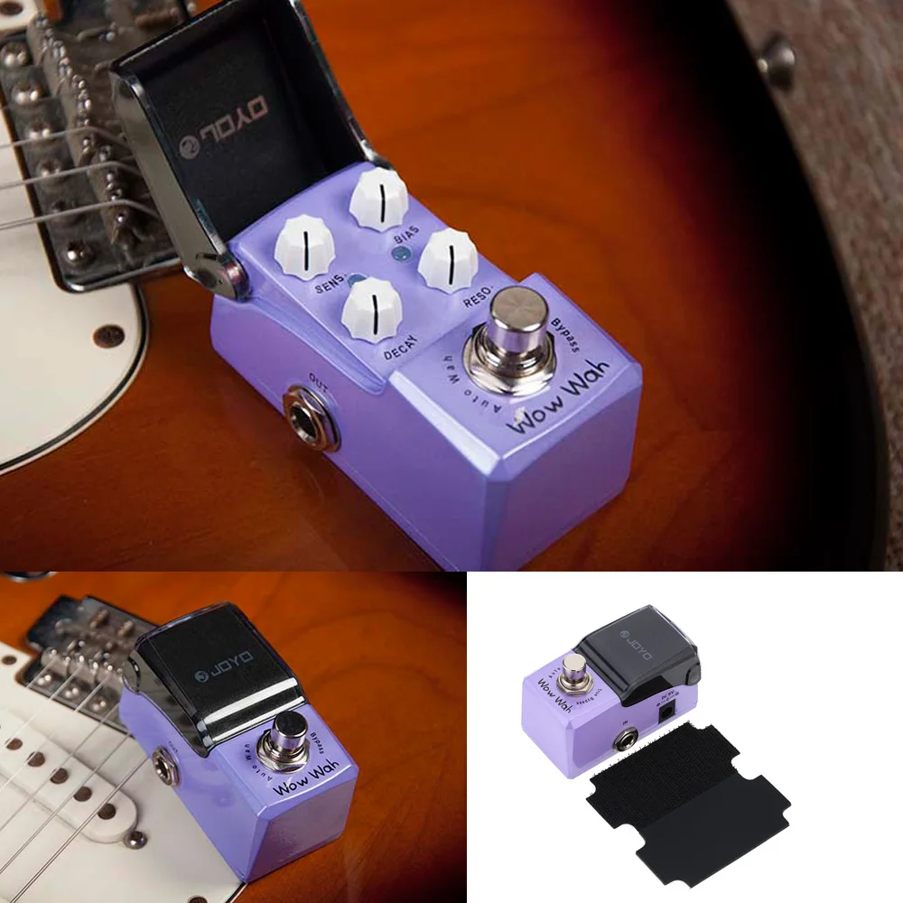 JOYO JF 322 Wow Wah Auto Mini педаль эффектов для электрогитары с защитной ручкой True Bypass| |