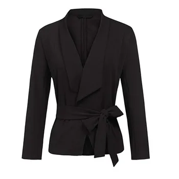 

Women's Jacket Women's Fashion Casual Jacket Women's Solid Color Buttonless Slim Jacket Women's Business Dress