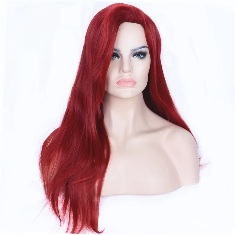 perruque cosplay rouge
