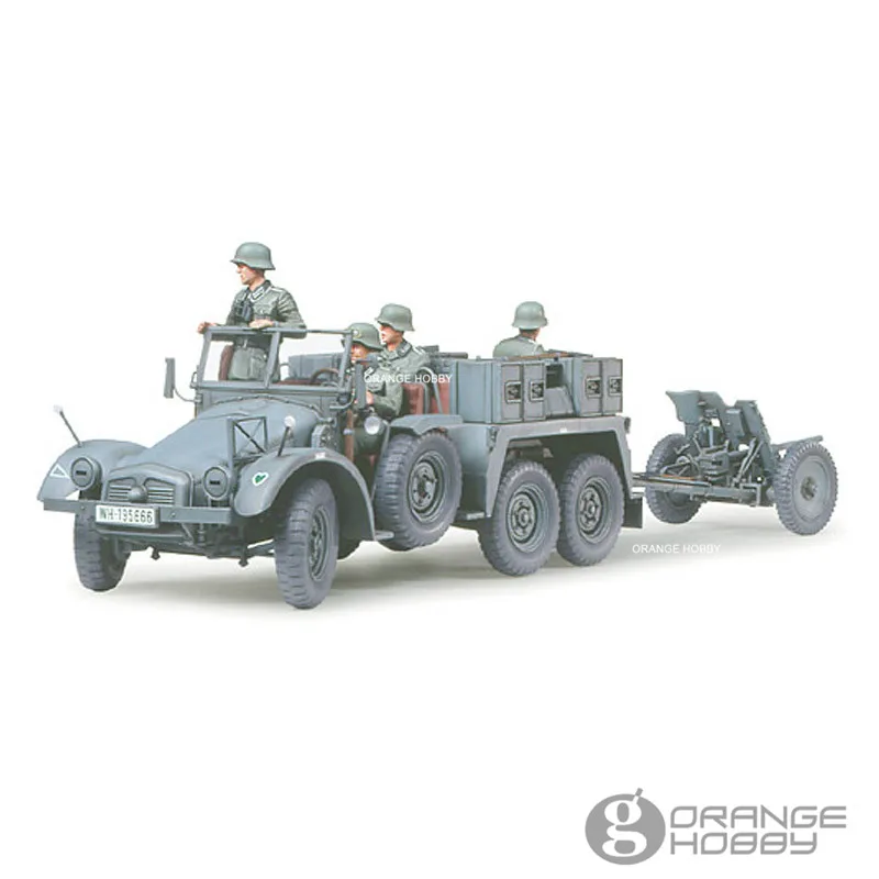 OHS Tamiya 35259 1/35 Krupp Protze 6x4 Kfz.69 тягач w/3,7 см Pak сборка AFV модели строительных комплектов G