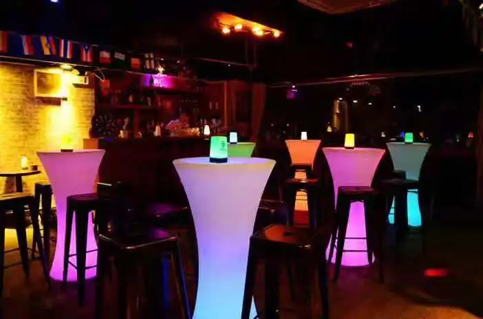 Newest Led Luminous High Table Bar Table Chair Creative Light Furniture Bar Scattered Table Tea Table Stool Newest Led Luminous High Table Bar Table Chair Creative Light Furniture Bar Scattered Table Tea Table Stool