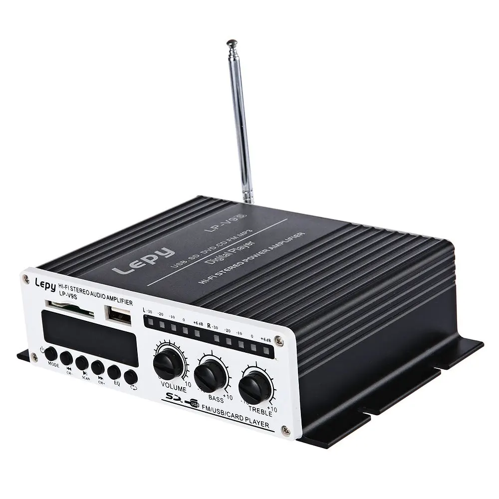 LP-V9S Mini HiFi Stereo Audio Power Amplifier USB ...