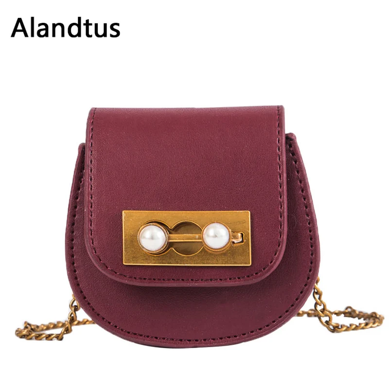 

Alandtus Leather Women Bag Chain Shoulder Crossbody Messenger Bags For Women Handbags Sac A Main Bolso Mujer Bolsa Feminina
