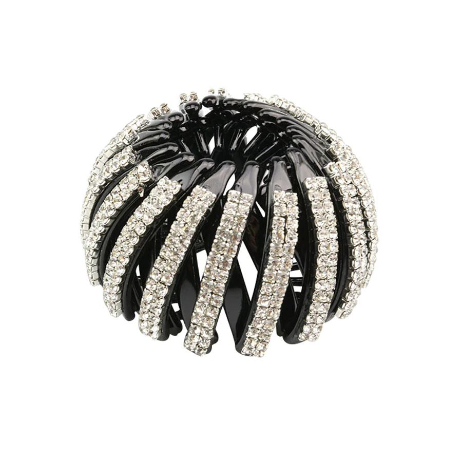 Fashion Bird Nest Expanding Tail Hair Bun Holders Clips Grips