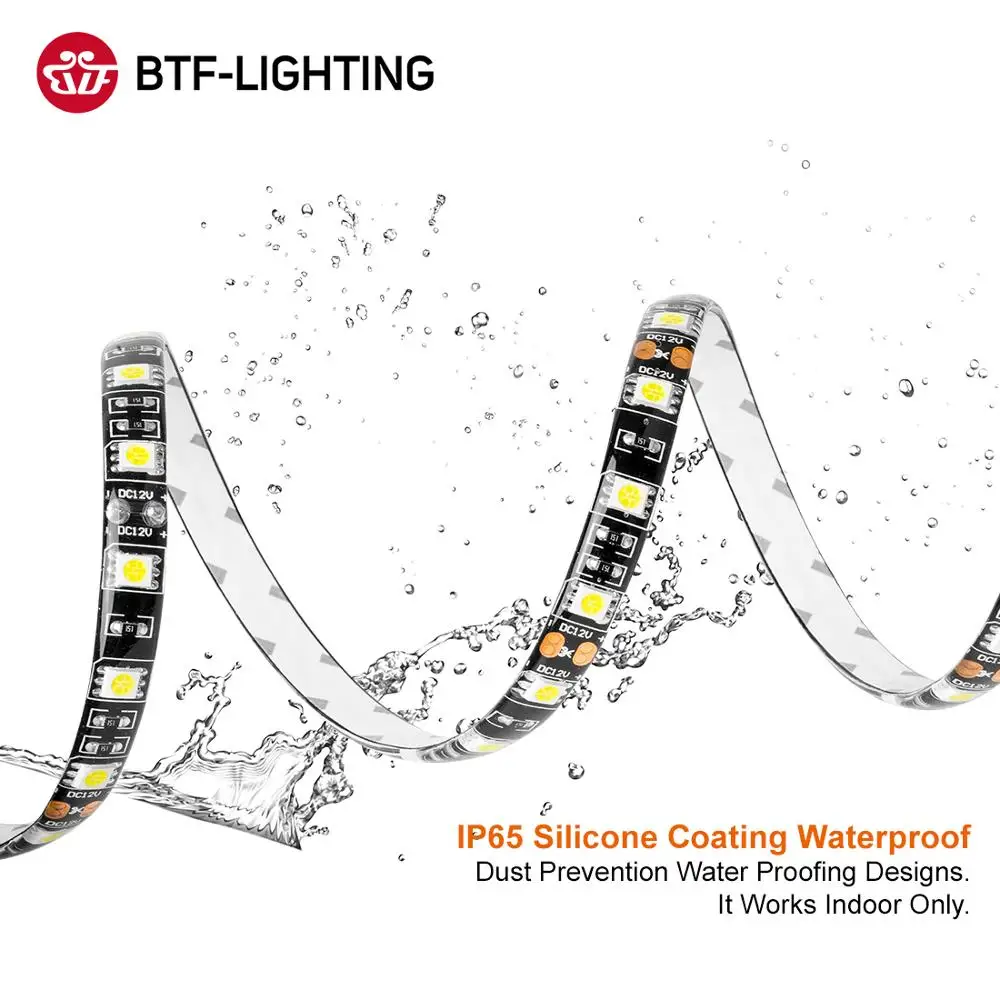 LED-Streifen, 72W, 12V, rot, 60 LEDs/m, 5m, 10mm –