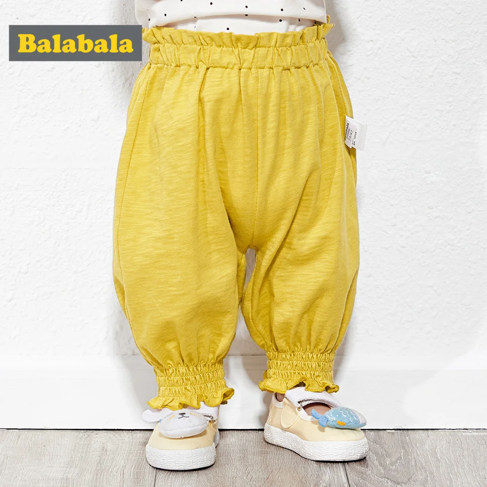 Брюки BalabalaGirls Новинка лета 2019 Детские корейские противомоскитные штаны