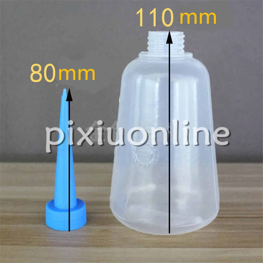 1pc J638 250ml Plastic Long Sharp Spount Dispensing Bottle Model Making Tool DIY Maker Use 30 pcs dispenser travel spray bottle women spray bottles trip tools dispensing liquid pp transferring accessories