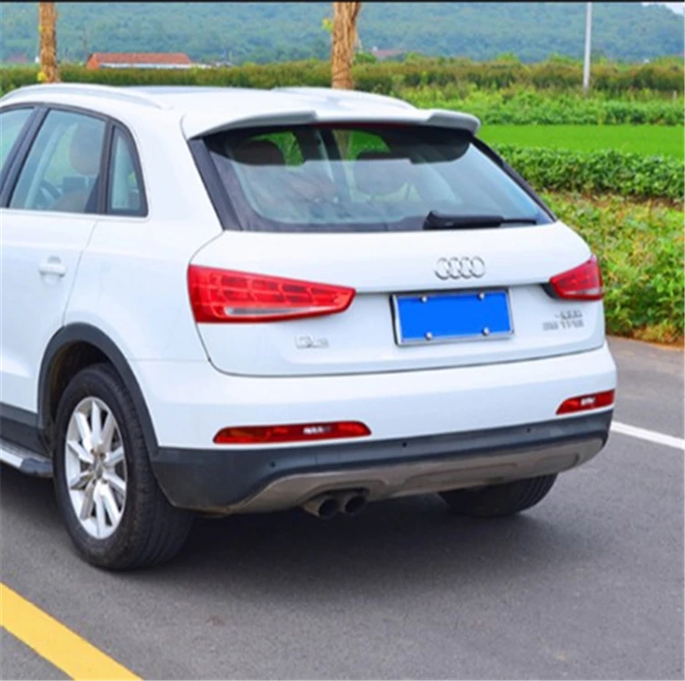 Для Audi Q3 спойлер Audi Q3 ABS Материал заднего крыла первоклассника Цвет задний спойлер для Audi Q3 спойлер 2013