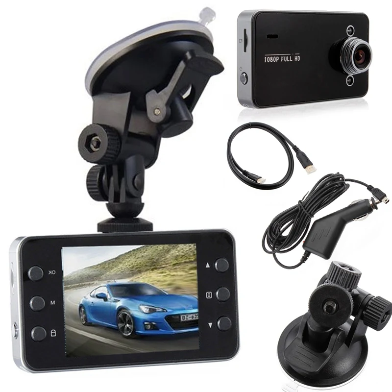 Hot 2 7 Inch K6000 LCD HDMI 1080P Car Dashboard DVR Video Night Recorder Cam Camera