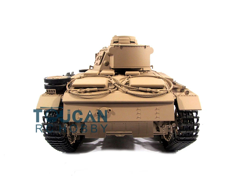 Металл Мато 1/16 Panzer III RC комплект Танк модель BB стрельба гранул желтый 1223 TH00658