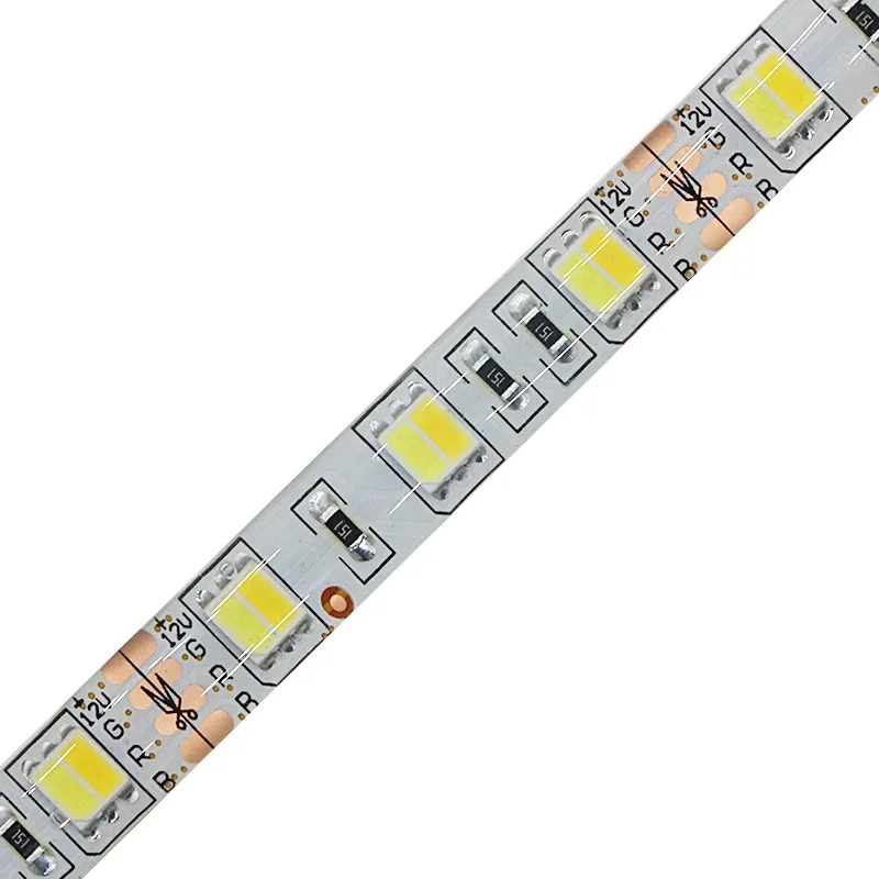 SZYOUMY CCT светодиодные ленты 5050 2 в 1 белый + светодио дный теплый белый 60 led s/m 5 м В 12 В 5050 Светодиодные полосы света цвет температура