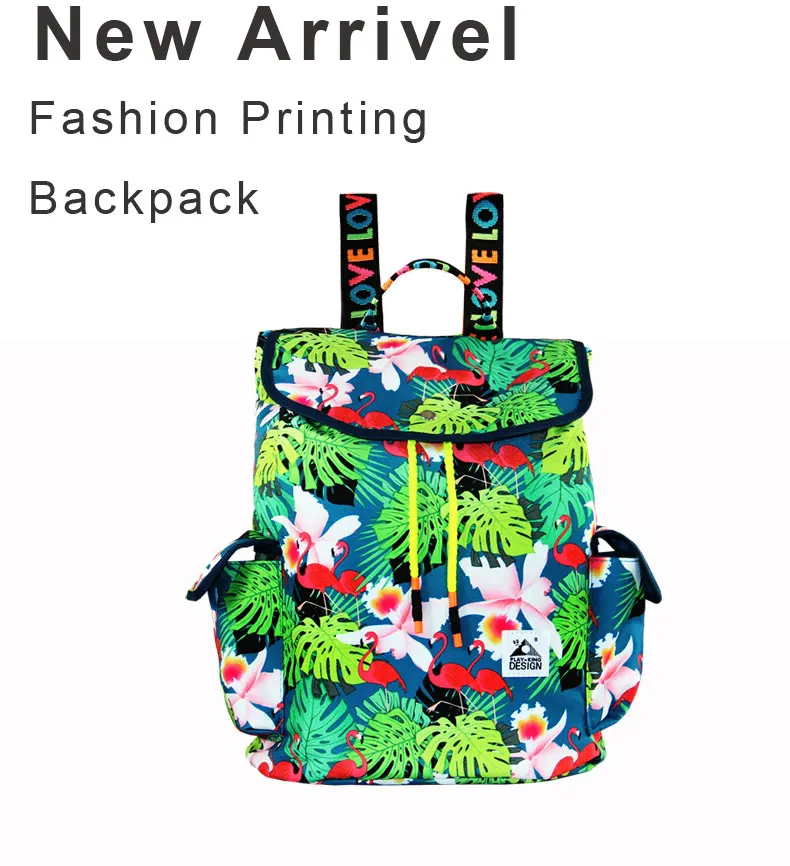 Холщовый женский рюкзак с принтом, школьный рюкзак для студентов, рюкзак для девочек-подростков, рюкзак для путешествий, школьный рюкзак с рисунком