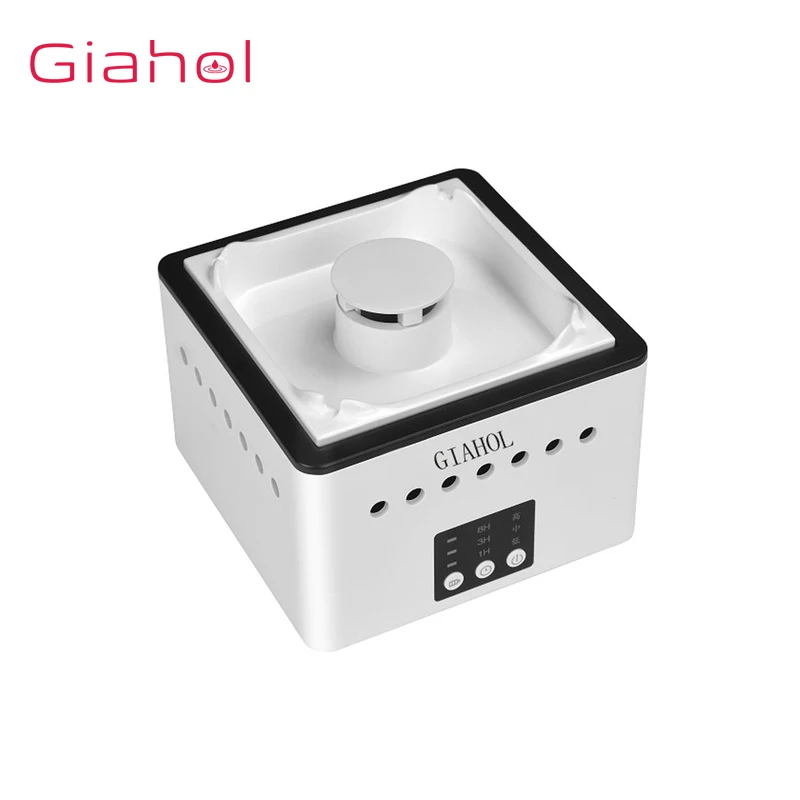 

GIAHOL 8000mAH Battery Operated Ceramic Negative ion Ashtray Air Purifier With 4 Cigars Holder Ash Slot Remove Second Hand Smoke