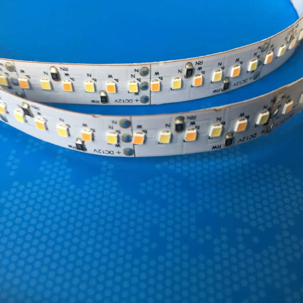 Dual LED, CCT adjustable 1800K/4000K LED Strip 180 leds UL listed dual