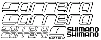 

1Set Carrera Replacement Mountain Bike Frame Vinyl Decals Stickers MTB
