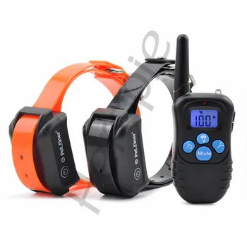

Heropie Remote Dog Training Electronic Rechargeable Waterproof Shock 300M Remote Control For Two Dogs Training Collar
