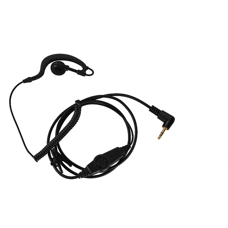 for Motorola Talkabout Radio 2.5mm 1 Pin Clip Ear Hook Earpiece Headset Mic PTT Walkie Talkie TLKR T80 T60 T5410 T5420 T5720 New