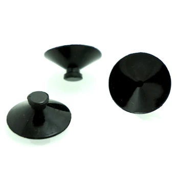 

10 x Black rubber 27mm Suction Cup Clip Sucker For Aquarium Fish Tank Pump
