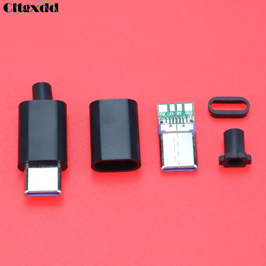 CLTGXDD 1 шт. 5A DIY USB 3,1 type-C штекер тип сварки разъем типа C данных и зарядки сварной провод разъем