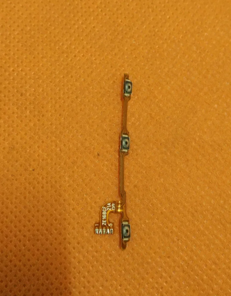 

Used Original Power Button Volume Key Flex Cable FPC For Alcatel OneTouch Flash 2 7049D OT-7049D Free shipping