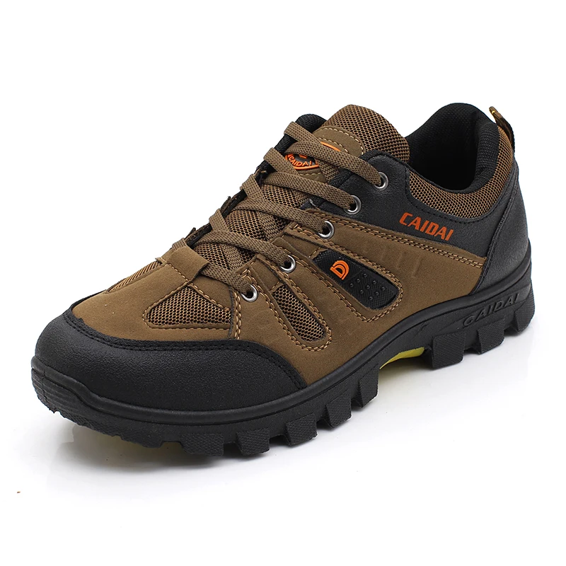 

2019 Spring Men Work Shoes Outdoor Sports Hiking Shoes Non-slip Breathable Trekking Sneakers Male Climbing Boots Drop Shipping