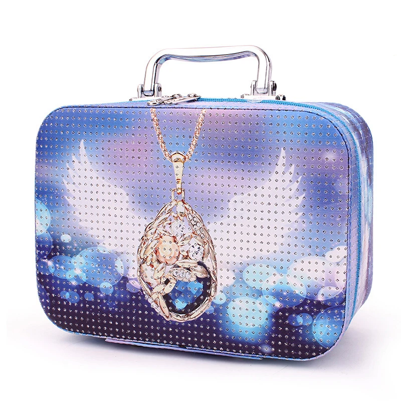 

Professional Makeup Cosmetic Bag Waterproof Women Fashion Makeup Box Make Up Organizer Large Storage Luggage Travel Pouch Bags