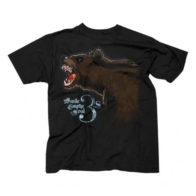 

Online T Shirt Printing Mile Empty Soul - Bear - T Shirt S-M-L-Xl-2Xl Bra O-Neck Short Sleeve Best Friend Shirts For Men