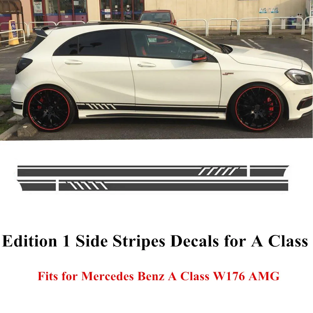 Edition 1 Style Side Stripes Skirt Decals Sticker for ...