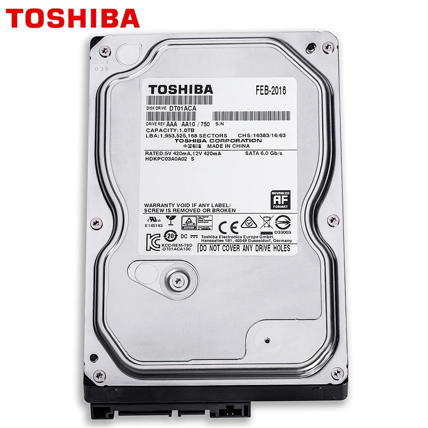 Внутренний жесткий диск TOSHIBA 500 ГБ винчестер Г SATA III 3 5 &quot7200 об/мин 32M кэш для