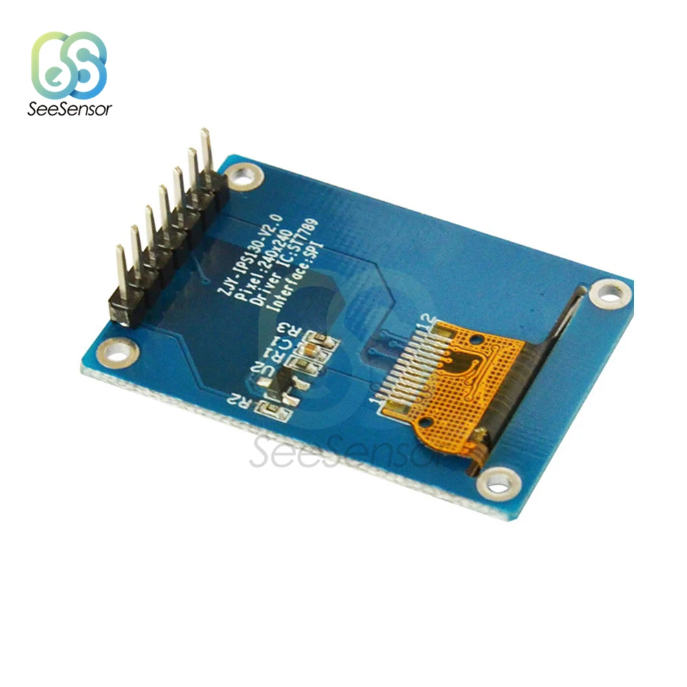 Ips 1,3 дюймов 3,3 V 7PIN SPI HD полноцветный TFT экран ST7789 Drive IC 240*240 ЖК-дисплей OLED 240x240