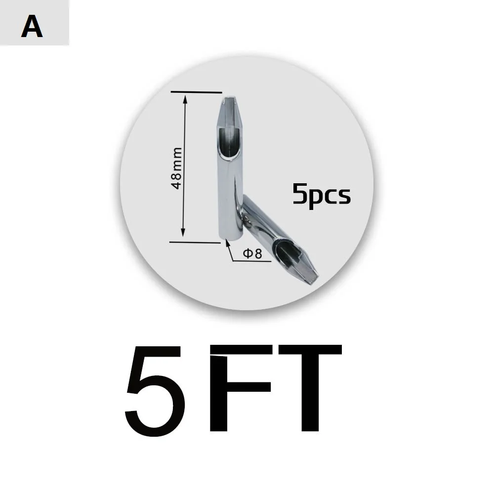 5 шт FT нержавеющая сталь татуировки Советы Короткие Пластиковые иглы для тату боди-арт поставка