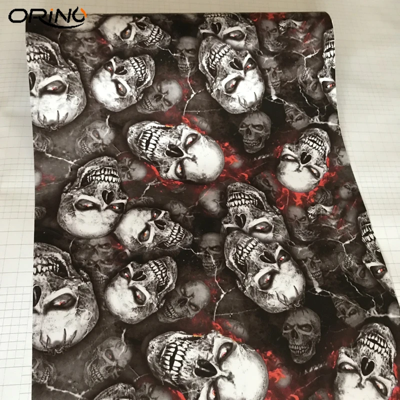 Skull Sticker Vinyl Film-4