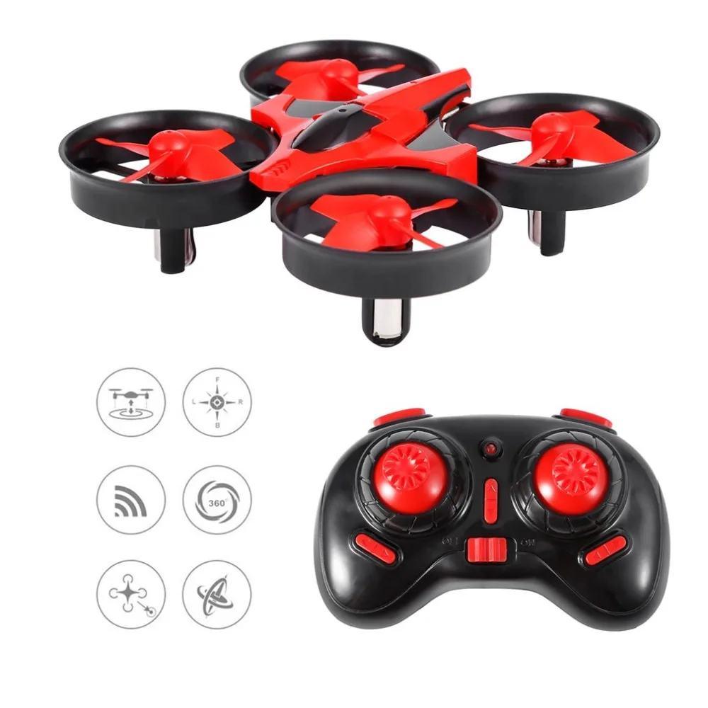

1 set 4CH 6-Axis Mini UFO Quadcopter Drone LED Lights Drones Headless Mode RTF Mode 2 One Key Return Remote Control Quadcopter