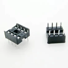 

10 PCS/LOT 8 Pins 2.54MM DIP IC Sockets Adaptor Solder Type IC Connector